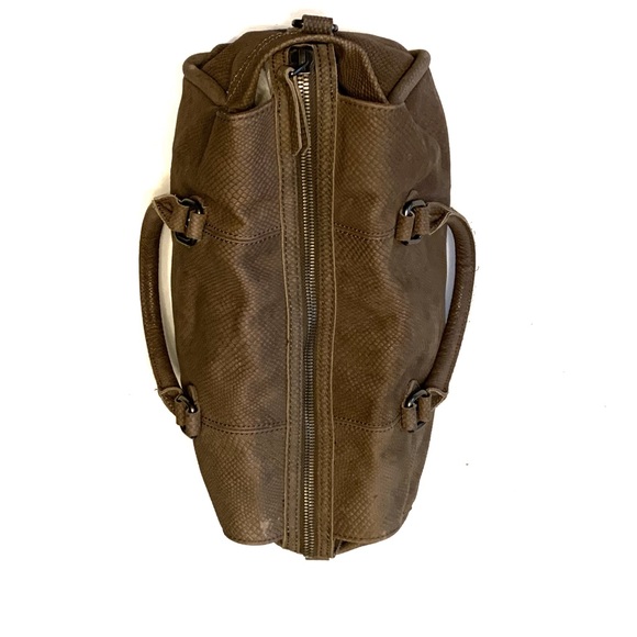 Vintage Lucky Brand Leather Crossbody Satchel Bag - Picture 3 of 7